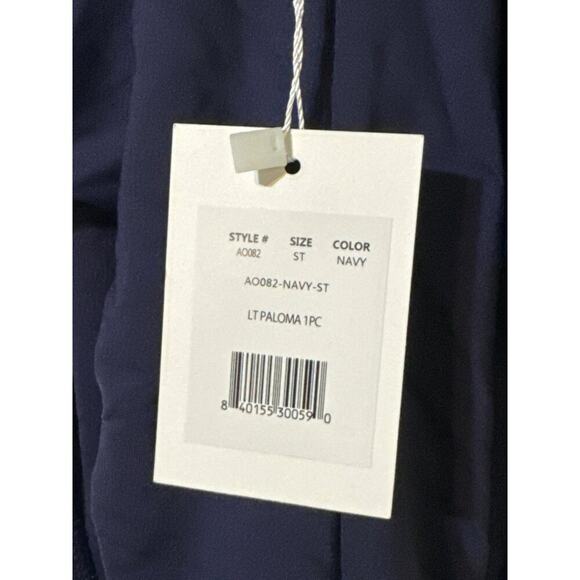 Andie Swim One Piece Paloma One Piece Modest Navy Small Long Torso - Picture 8 of 9